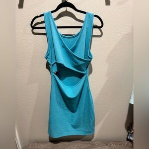 NWT Roxy Good Keepsake Mini Dress in Maui Blue